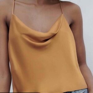 Zara Cowl Neck Camisole Top